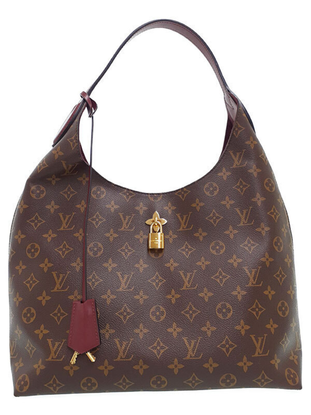 Louis Vuitton Monogram Flower Hobo Shoulder Bag